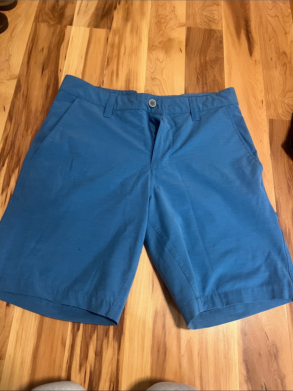 Men's Blue Performance Chino Shorts